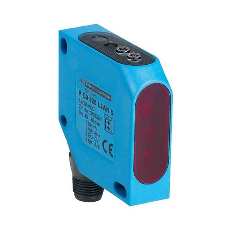 Telemecanique Sensors Diffuse Photoelectric Sensor, Compact Sensor