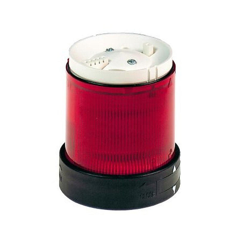 Schneider Electric Harmony XVB Series Red Steady Effect Beacon Unit, LED Bulb 120V ac, AC, IP65