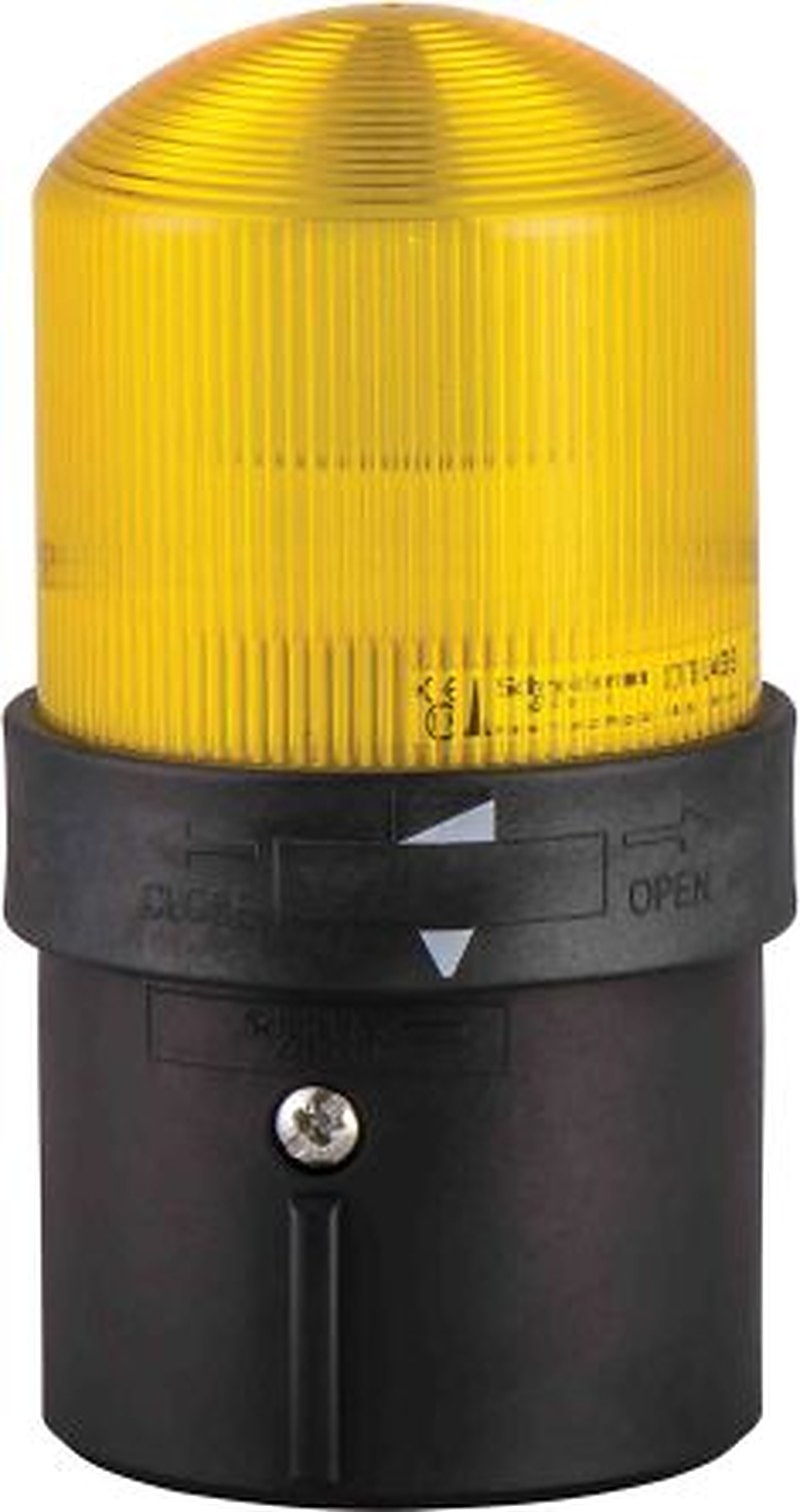 Schneider Electric XVBL Series Yellow Steady Effect Steady Light Element, LED Bulb 24V, AC/DC, IP65, IP66