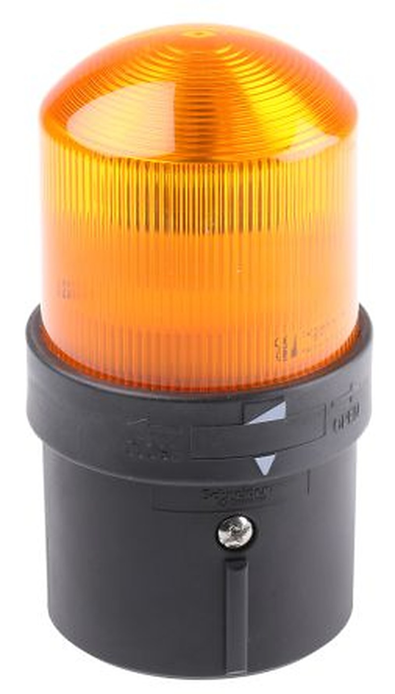 Schneider Electric Harmony XVB Series Amber Flashing Beacon 230V ac, Incandescent Bulb Base, IP65