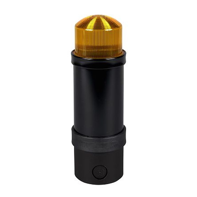 Schneider Electric XVBL Series Yellow Flashing Beacon 24V ac/dc, Discharge Tube Bulb Tube, IP66, IP65