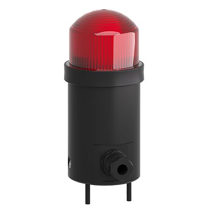 Schneider Electric Harmony XVD Optimum Series Red Signal Tower, 1 Lights 230V Base