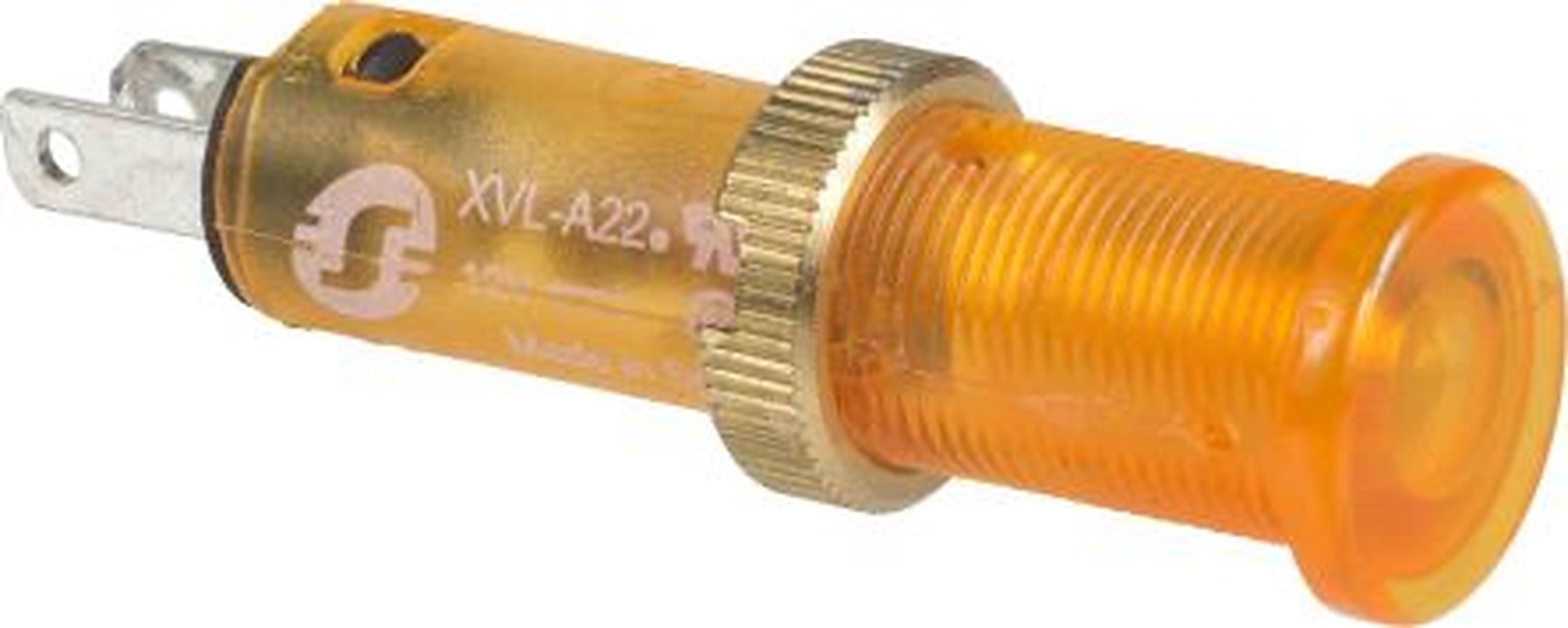 Schneider Electric Harmony Series Yellow Panel Mount Indicator Indicator, 12V, IP40, IP65, 8 mm