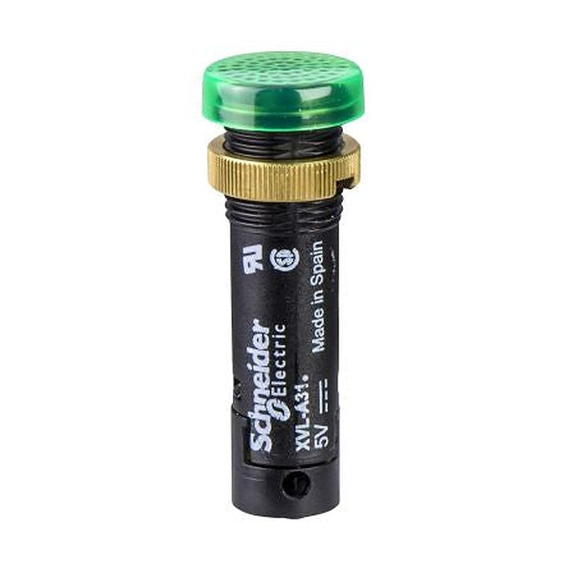 Schneider Electric Harmony Series Green Panel Mount Indicator, 12V, Screw Termination, IP40, IP65, 12 mm
