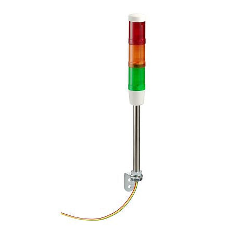 Schneider Electric Harmony XVMB Series Green, Orange, Red Signal Tower No Sounder Component, 3 Lights 24V Base