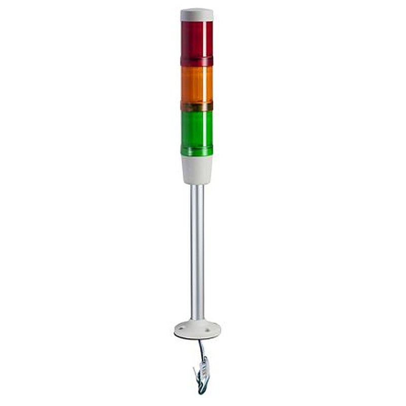 Schneider Electric XVMB2 Series Red, Green, Yellow Signal Tower, 3 Lights 24V Horizontal