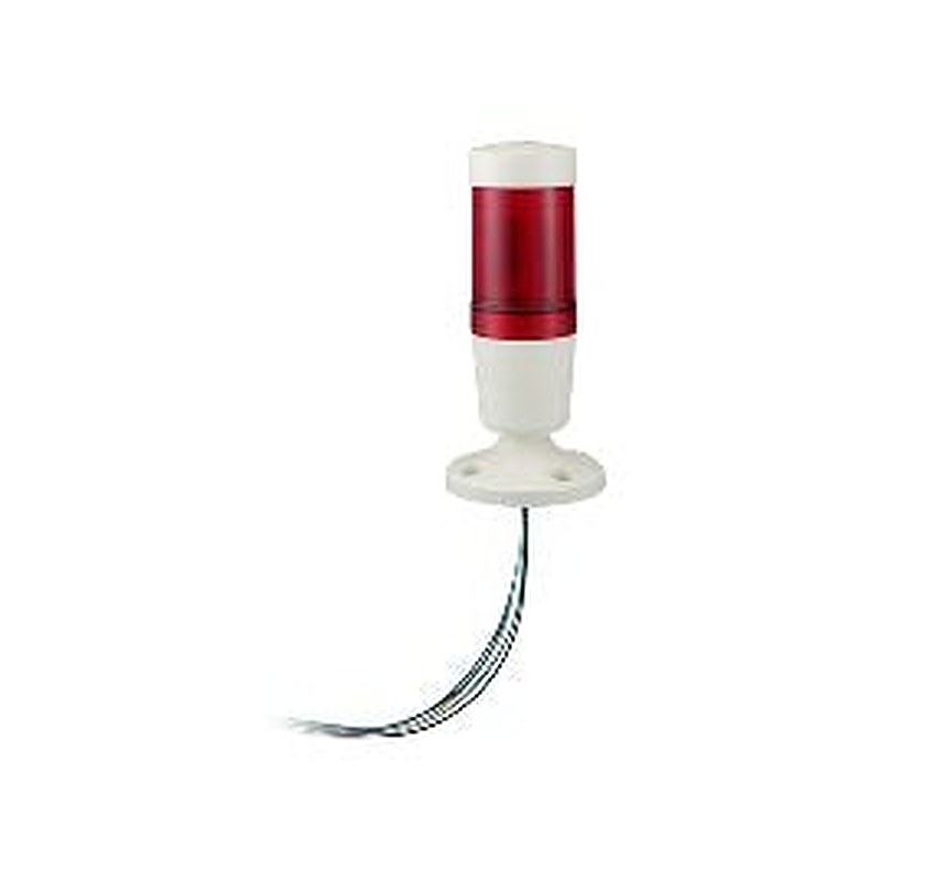 Schneider Electric Harmony XVM Series Red Signal Tower Continuous Tone Or Intermittent Tone, 1 Lights 24V ac/dc