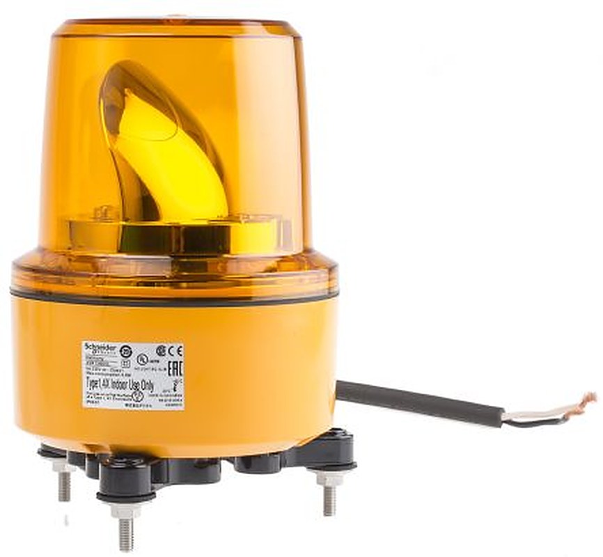 Schneider Electric Harmony Series Amber Beacon 230V ac, LED Bulb, IP67 Screw