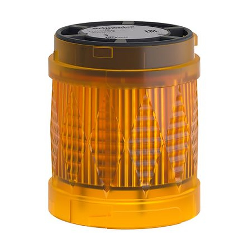 Schneider Electric Harmony Series Orange Signal Tower No Sounder Component, 1 Lights 24V Base