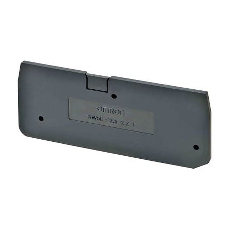 Omron XW5E Series End Plate, 2-Way, 0.14mm², 2.5 mm² Wire, 22A DIN Rail