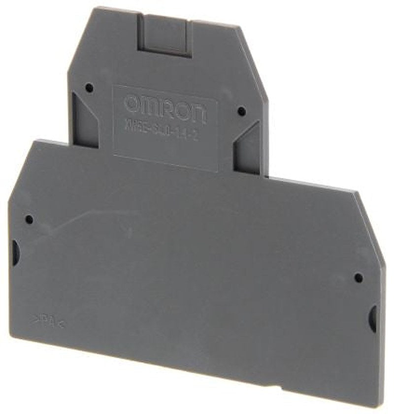 Omron XW5E Series End Cover for Use with XW5G-S4.0-1.1-2 Grounding Terminal Block, XW5T-S4.0-1.1-2 Feed Through Terminal