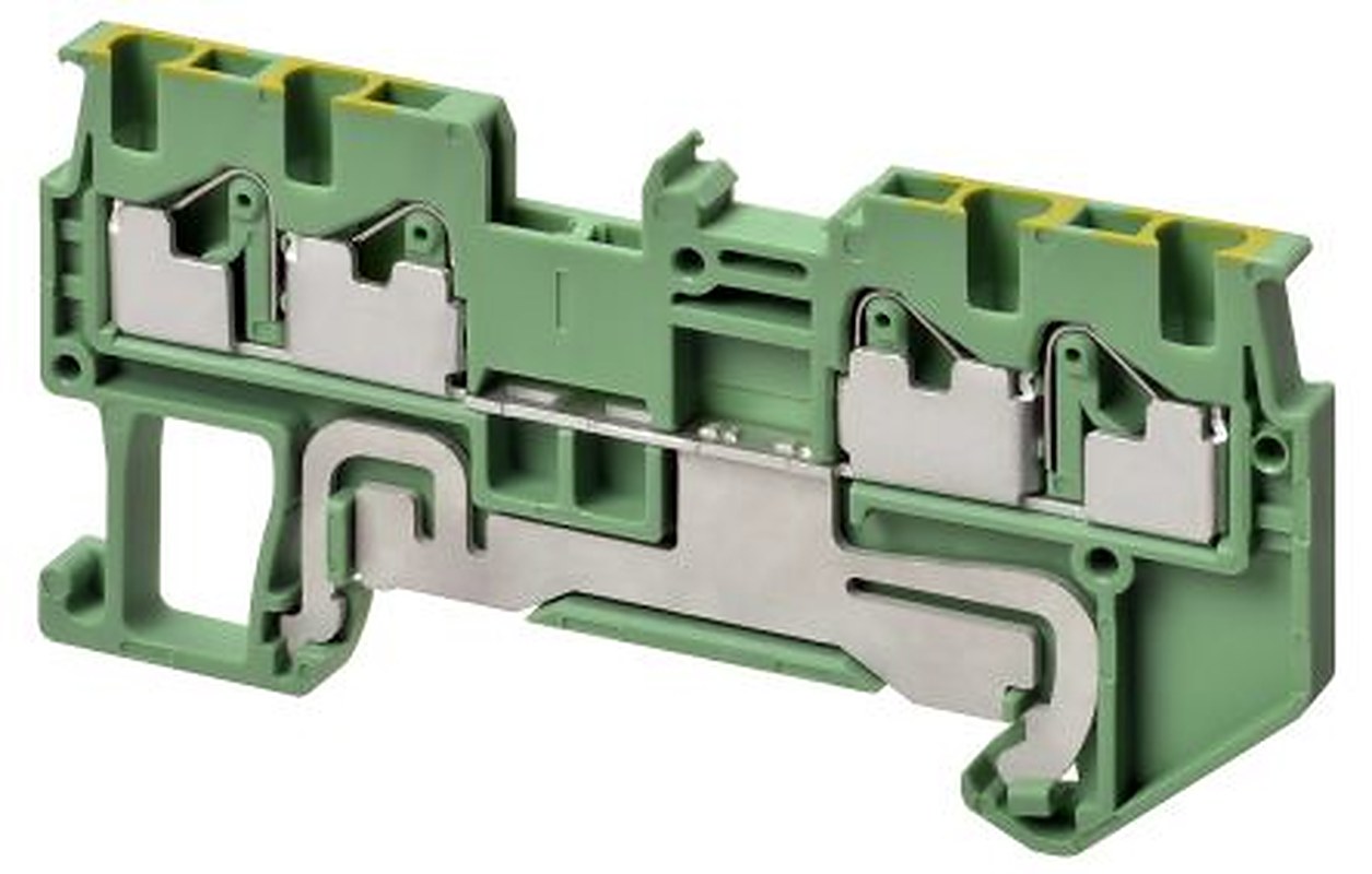 Omron XW5G-P1.5-1.2-1 XW5G Series Non-Fuse DIN Rail Terminal Grey, 1.5mm², 1-Level, Push-in