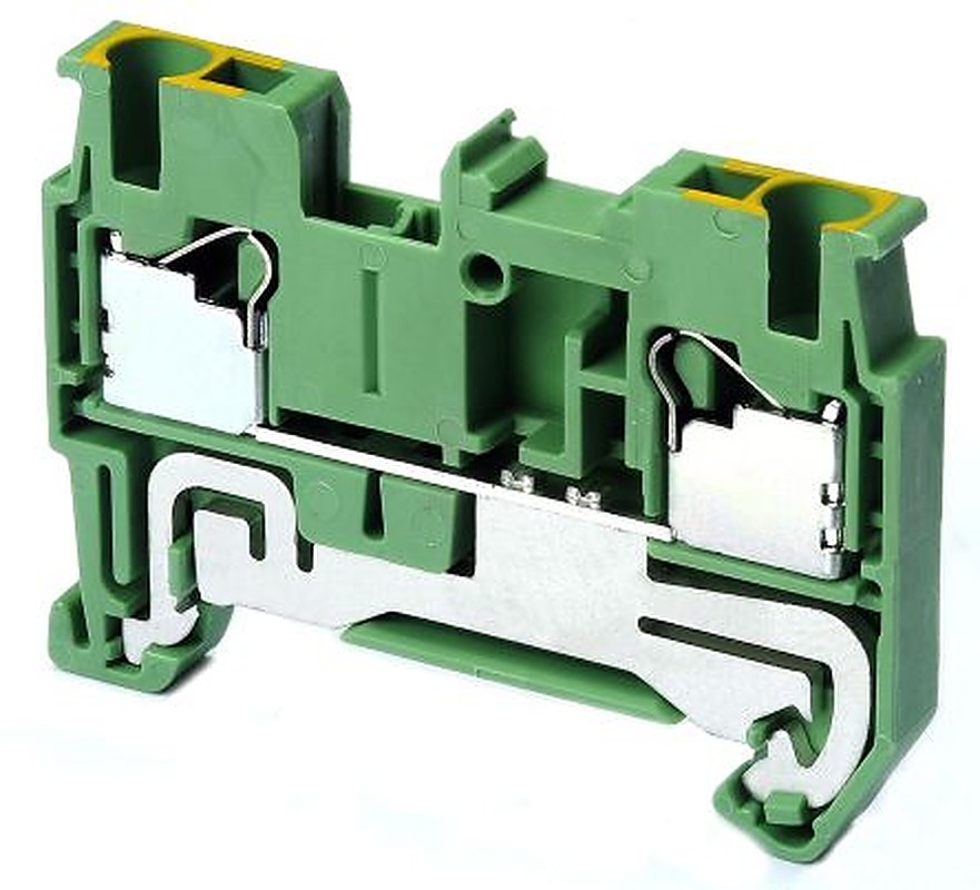 Omron XW5G-P2.5-1.1-1 XW5G Series Non-Fuse DIN Rail Terminal Grey, 2.5mm², 1-Level, Push-in