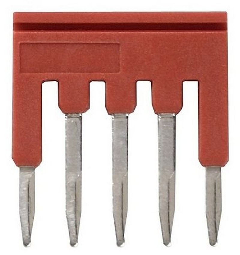 Omron XW5S Series Short Bar for Use with XW5T-P1.5-5 Feed Through Terminal Block, XW5G-P1.5-5 Grounding Terminal Block