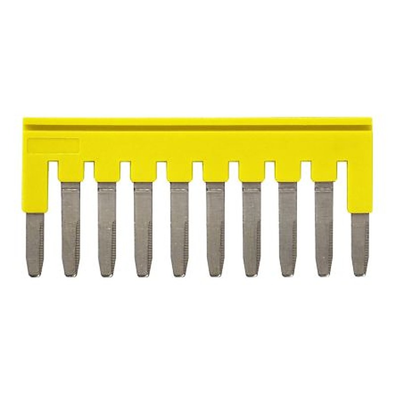 Omron XW5S Series Jumper Bar, 10-Way, 2.5mm² Wire, 22A Push-in