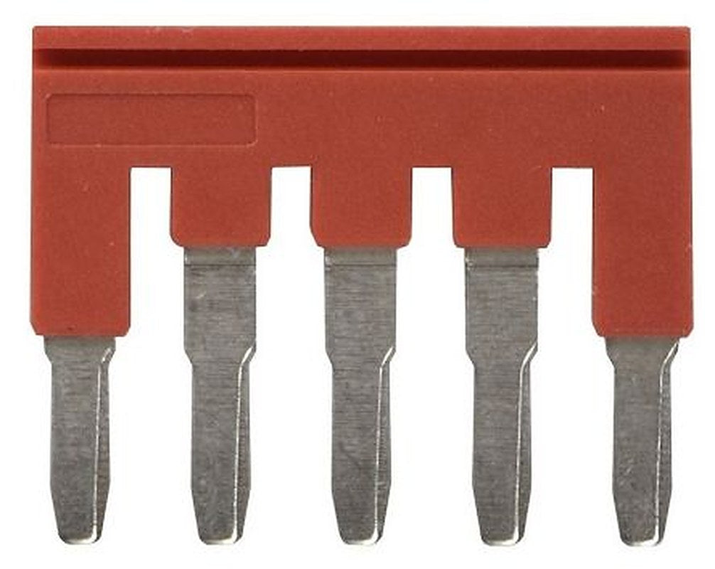 Omron XW5S Series Short Bar for Use with XW5G-P4.0-5 Grounding Terminal Block, XW5T-P4.0-5 Feed Through Terminal Block
