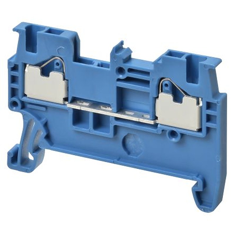 Omron XW5T Series DIN Rail Terminal Block, 2-Way, 17AWG Wire, 17.5A Push-in