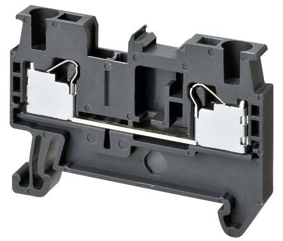 Omron XW5T-P2.5-1.1-1 XW5T Series Non-Fuse DIN Rail Terminal Grey, 2.5mm², 1-Level, Push-in