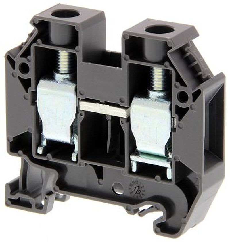 Omron XW5TS16111 XW5T Series DIN Rail Terminal Block Grey, 25mm², 4 mm², 1-Level, Screw