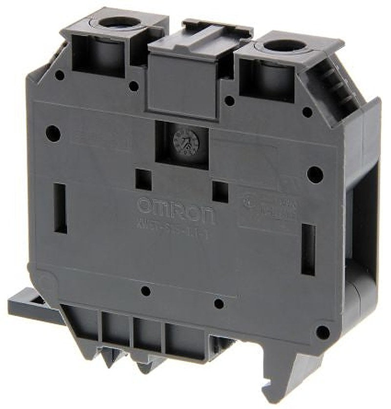 Omron XW5TS35111 XW5T Series DIN Rail Terminal Block Grey, 35mm², 1-Level, Screw