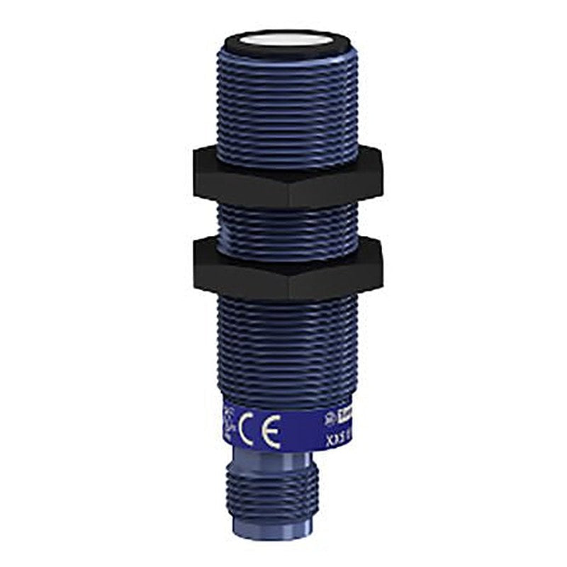 Telemecanique Sensors XXS18P1AM12 Threaded Barrel Ultrasonic Proximity Sensor XX, M18 1 m 4 to 20 mA 30V 30 V dc