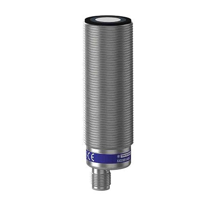 Telemecanique Sensors XXS30B1AM12 Threaded Barrel Ultrasonic Proximity Sensor XX, M30 1 m 4 to 20 mA 3V 30 V dc