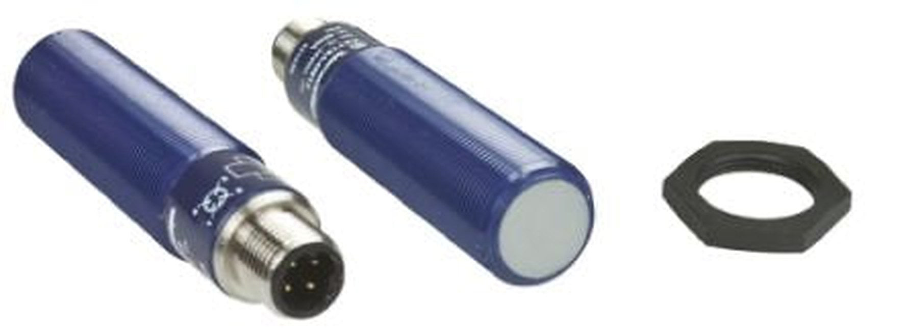 Telemecanique Sensors XXT18A4M12 Threaded Barrel Thru Beam Sensor XX, M18 1 m 40mA 24V 24 V dc