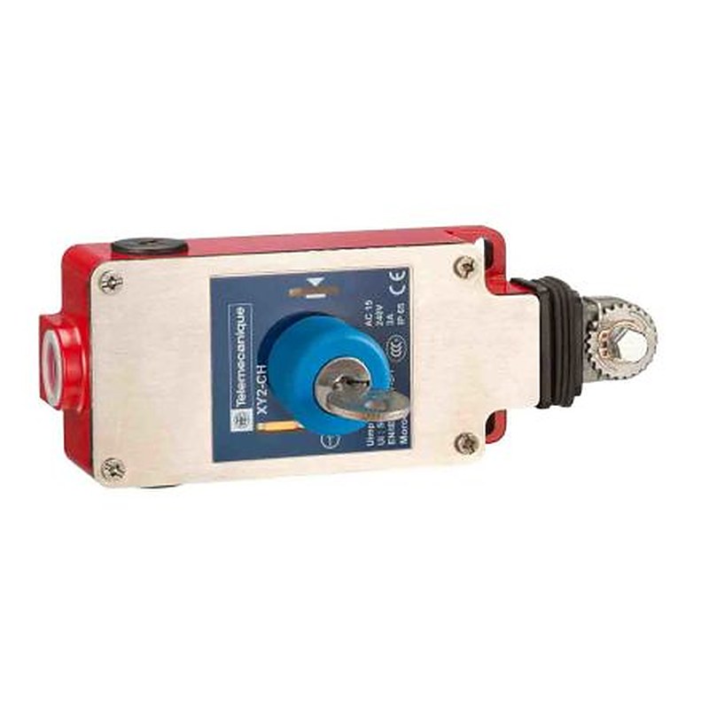Telemecanique Sensors XY2CH Rope Pull Switch 201 mm, 1 NO/1 NC