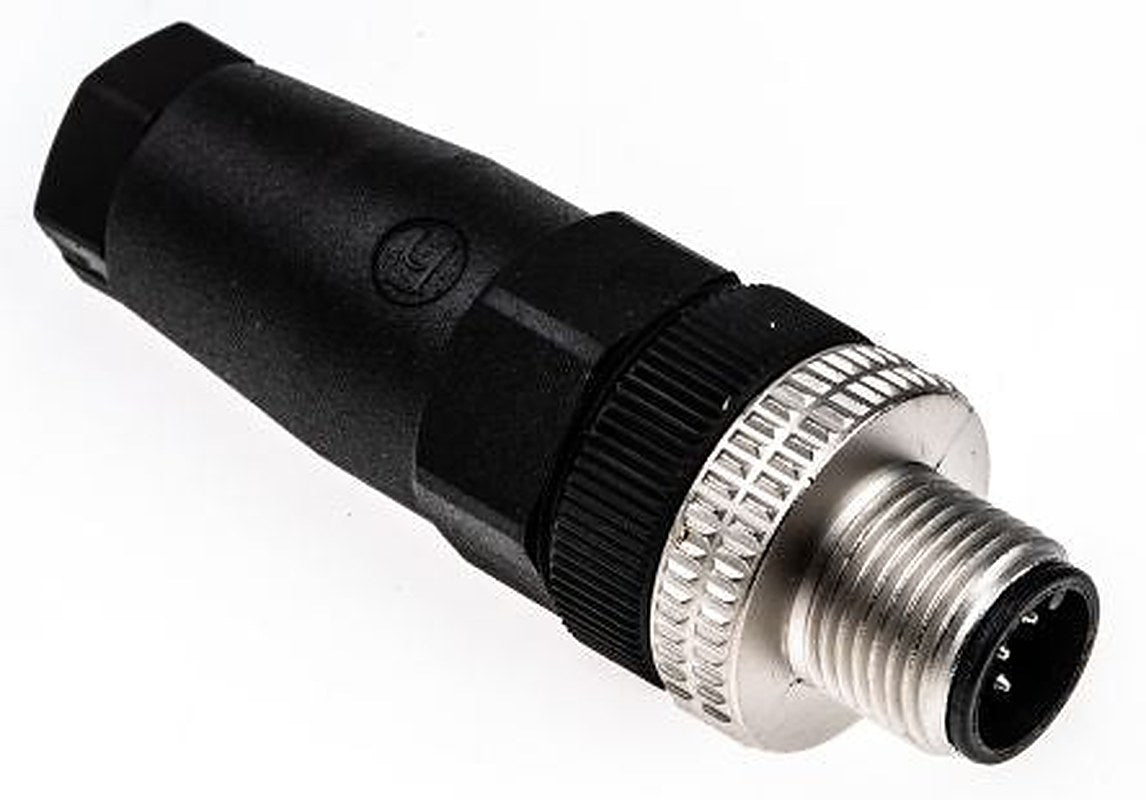 Telemecanique Sensors Circular Connector, 5 Contacts, Cable, M12 Connector, Plug, Male, IP67, XZCC Series