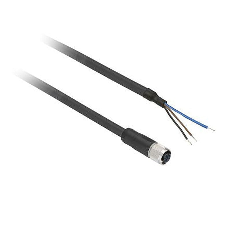 Telemecanique Sensors Female 3 way M8, Straight to Unterminated Sensor Actuator Cable, 2 m