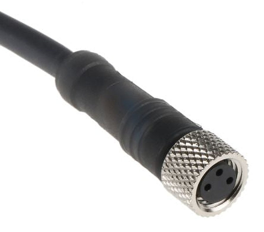 Telemecanique Sensors Female 3 way Straight to Unterminated 3 way Free End Sensor Actuator Cable, 5 m