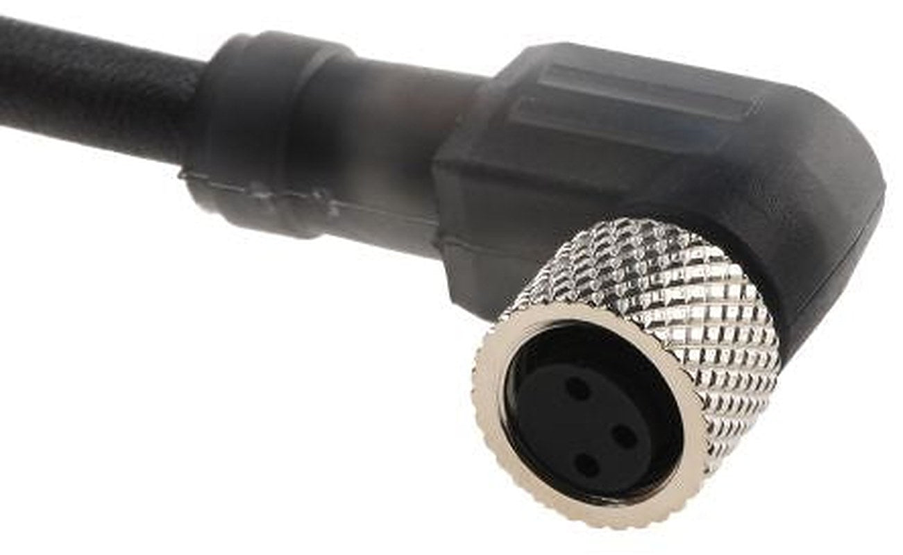 Telemecanique Sensors Female 3 way Right Angle to Unterminated 3 way Free End Sensor Actuator Cable, 10 m