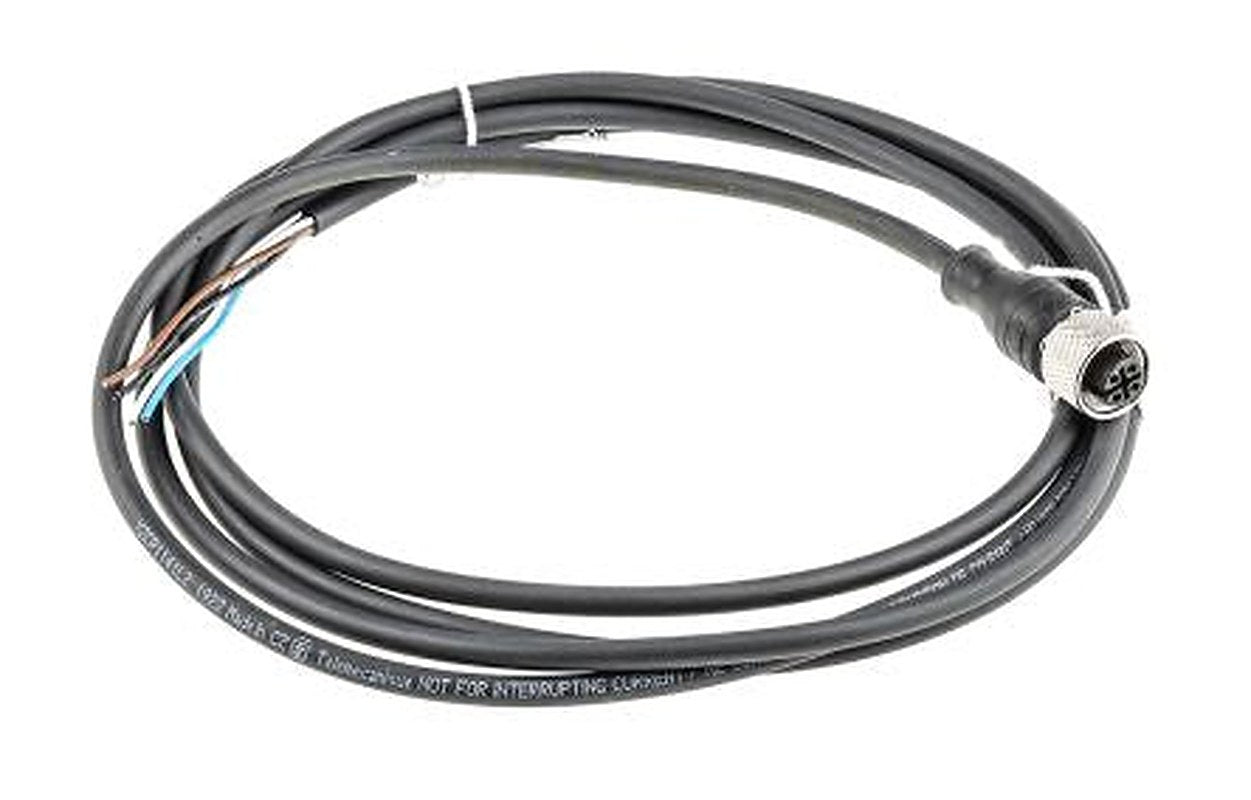 Telemecanique Sensors Female 4 way Straight to Unterminated Free End Sensor Actuator Cable, 2 m