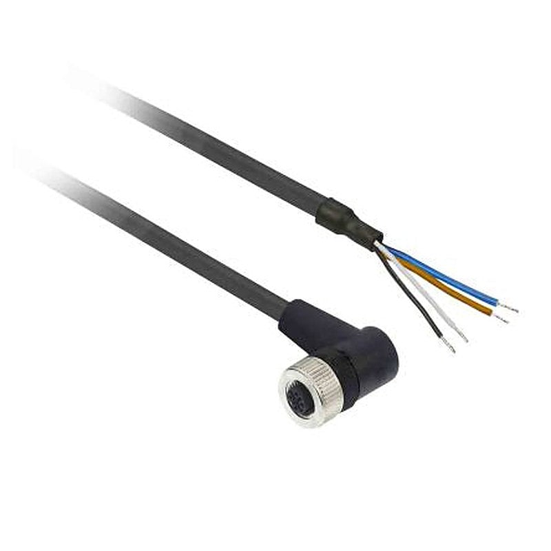 Telemecanique Sensors Female 4 way Right Angle to Unterminated Sensor Actuator Cable, 25 m