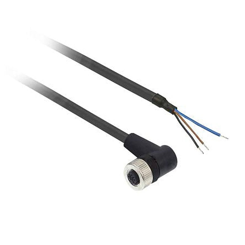 Telemecanique Sensors Female 3 way Right Angle to 3 way Unterminated Sensor Actuator Cable, 10 m