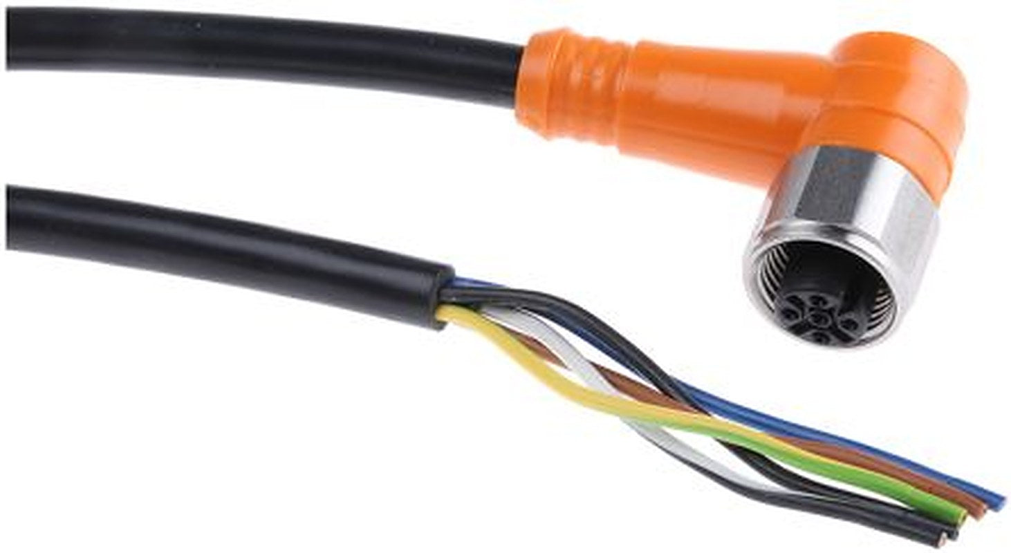 Telemecanique Sensors Female 5 way Right Angle to 5 way Unterminated Sensor Actuator Cable, 5 m