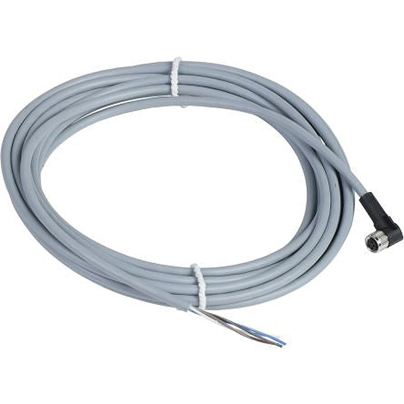 Telemecanique Sensors Female 4 way Right Angle to Sensor Actuator Cable, 5 m
