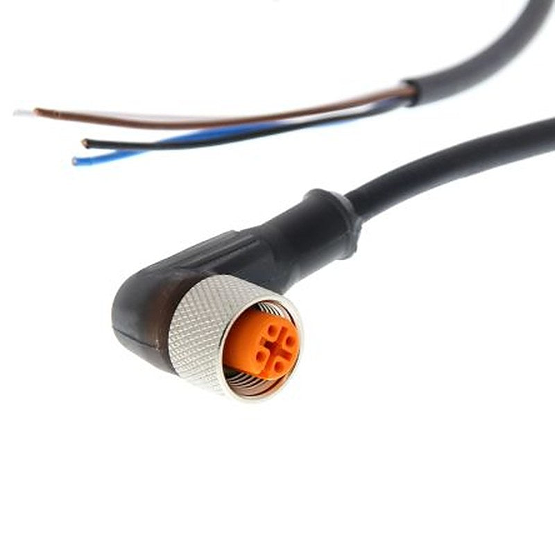 Omron Female 4 way Right Angle to Unterminated Sensor Actuator Cable, 10 m