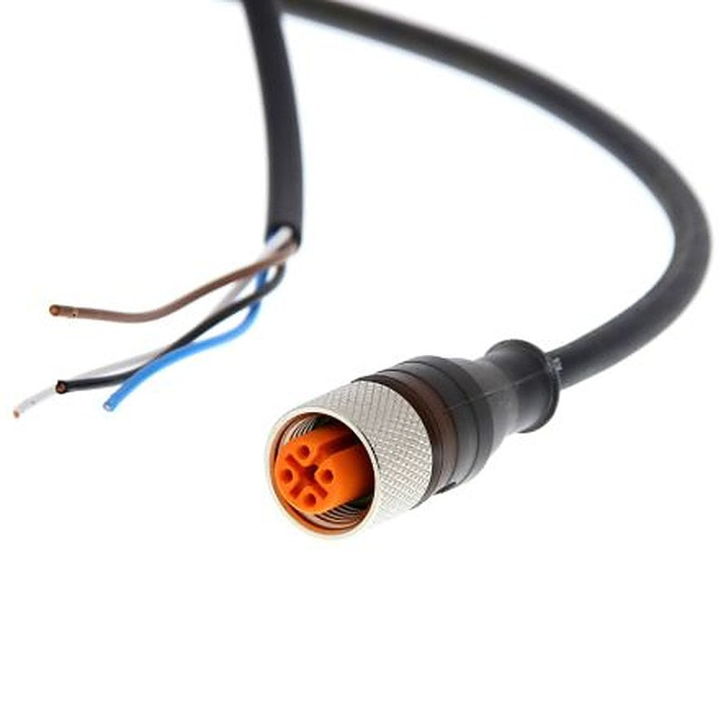 Omron Female 4 way Straight to Unterminated Sensor Actuator Cable, 5 m