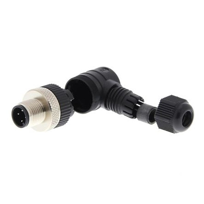 Omron Circular Connector, 4 Contacts, M12 Connector, Plug