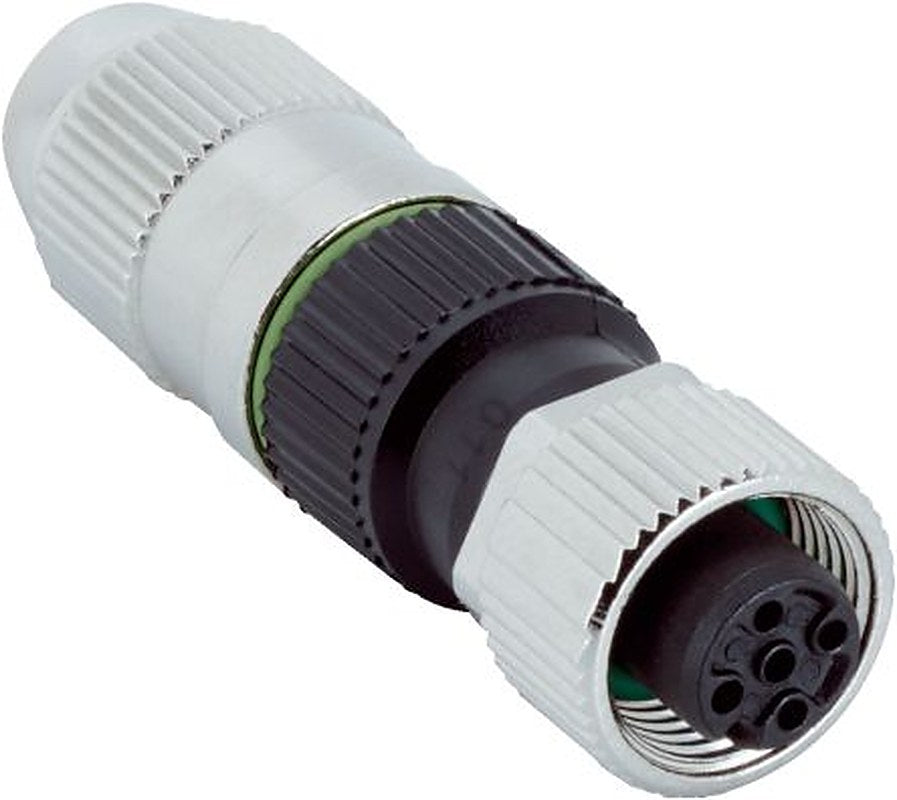 SICK Circular Connector, 4 Contacts, Cable, M12 Connector, Plug, Female, IP67, YF12U14-2550K4051A Series