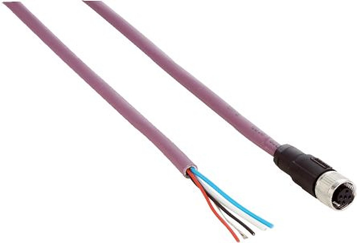 SICK Female 5 way Straight to 5 way Free Cable End Connector Cable, 10 m