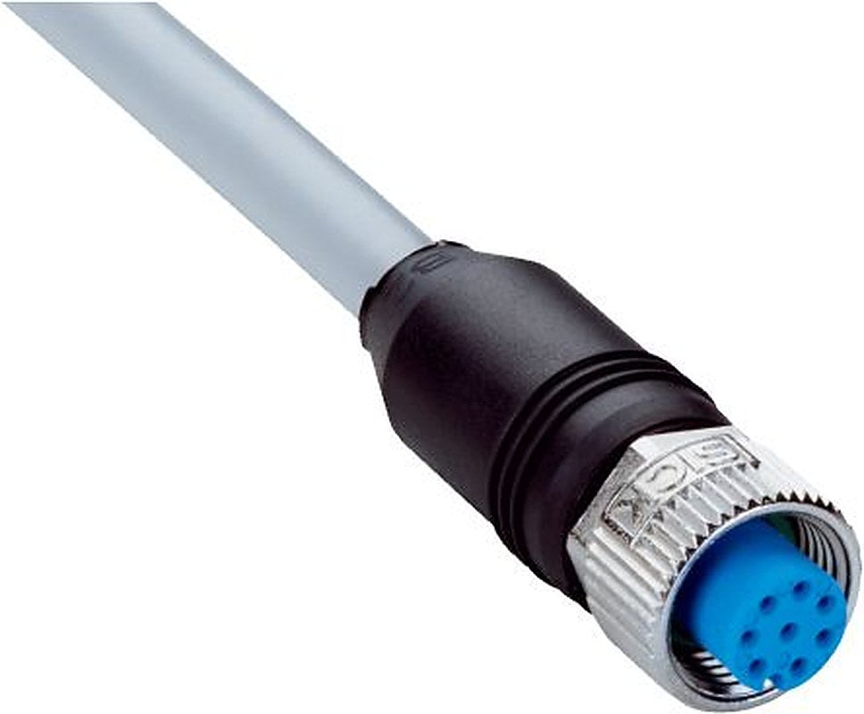 SICK Female 8 way M12 to Unterminated Sensor Actuator Cable, 5 m