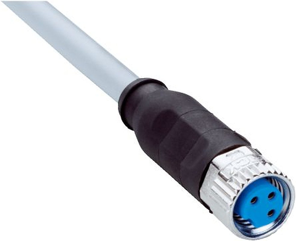 SICK Female 3 way M8, Straight to Male 4 way Straight, Unterminated Connector Cable, 15 m
