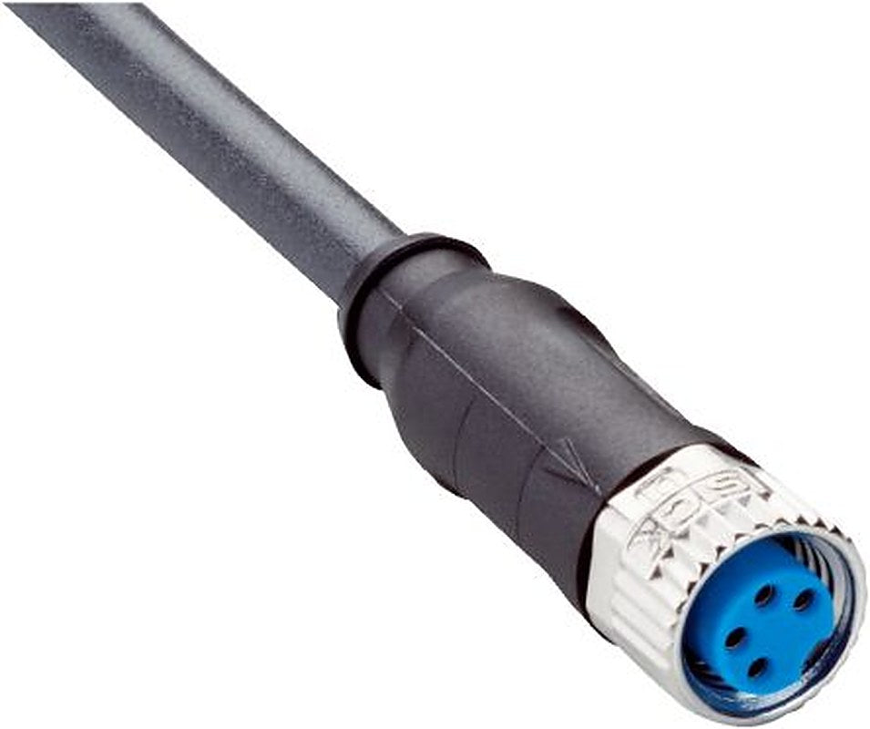SICK Female 4 way M8, Straight to Male 4 way Unterminated Connector Cable, 20 m