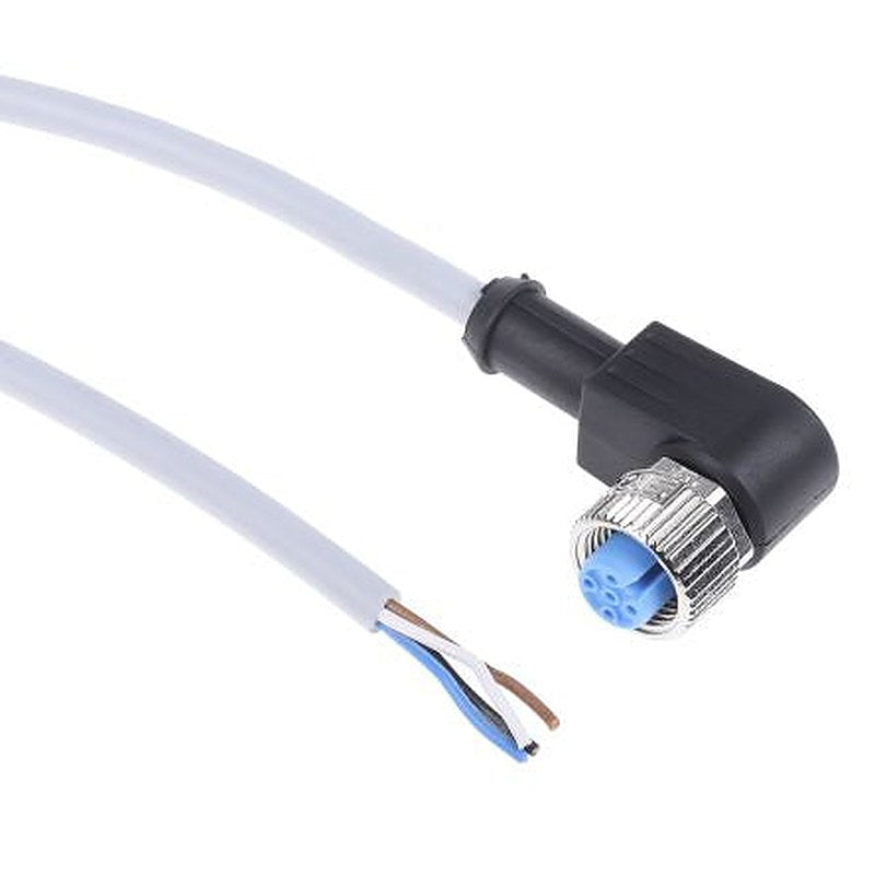 SICK Female 4 way M12, Right Angle to 4 way Unterminated Sensor Actuator Cable, 5 m