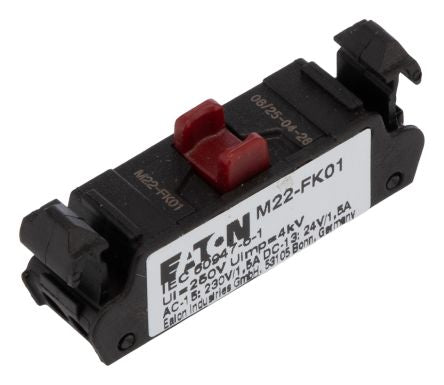 Eaton RMQ Titan M22 Series Contact Block, 230 V ac, 24V dc, 1 NC