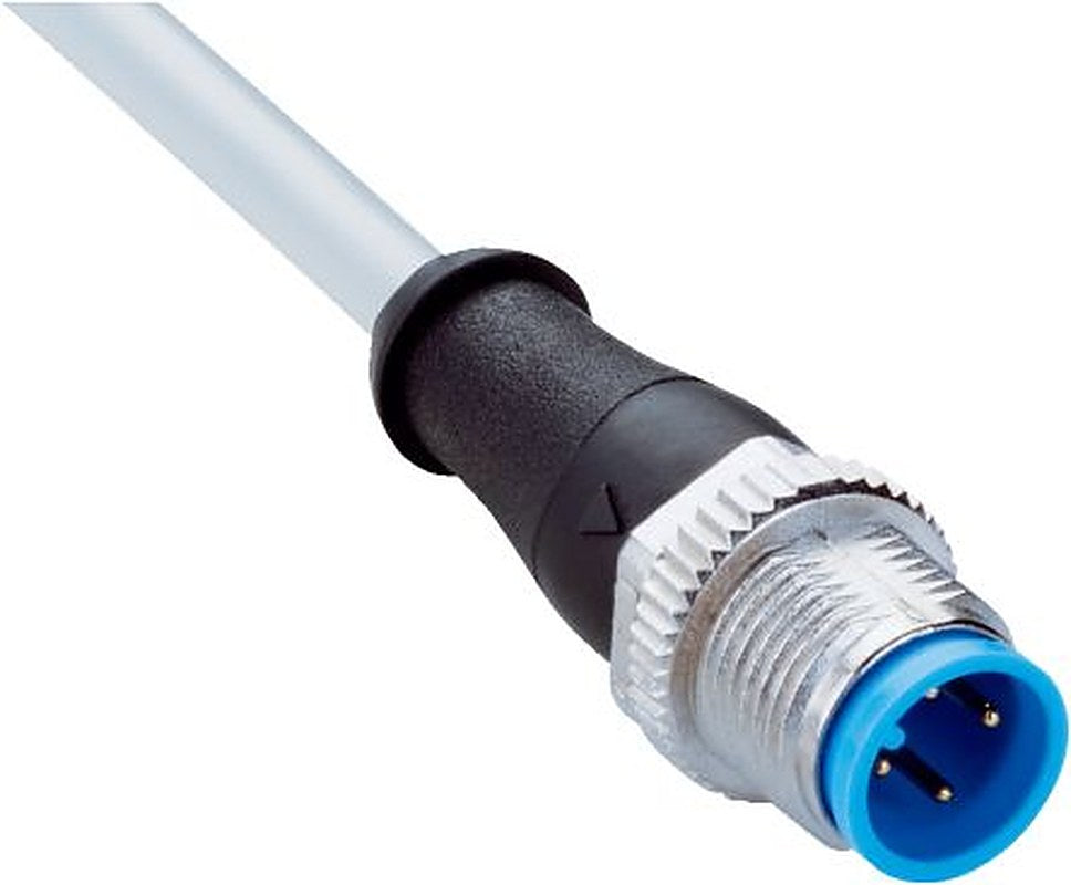 SICK Male 4 way Straight to Free Cable End Connector Cable, 2 m