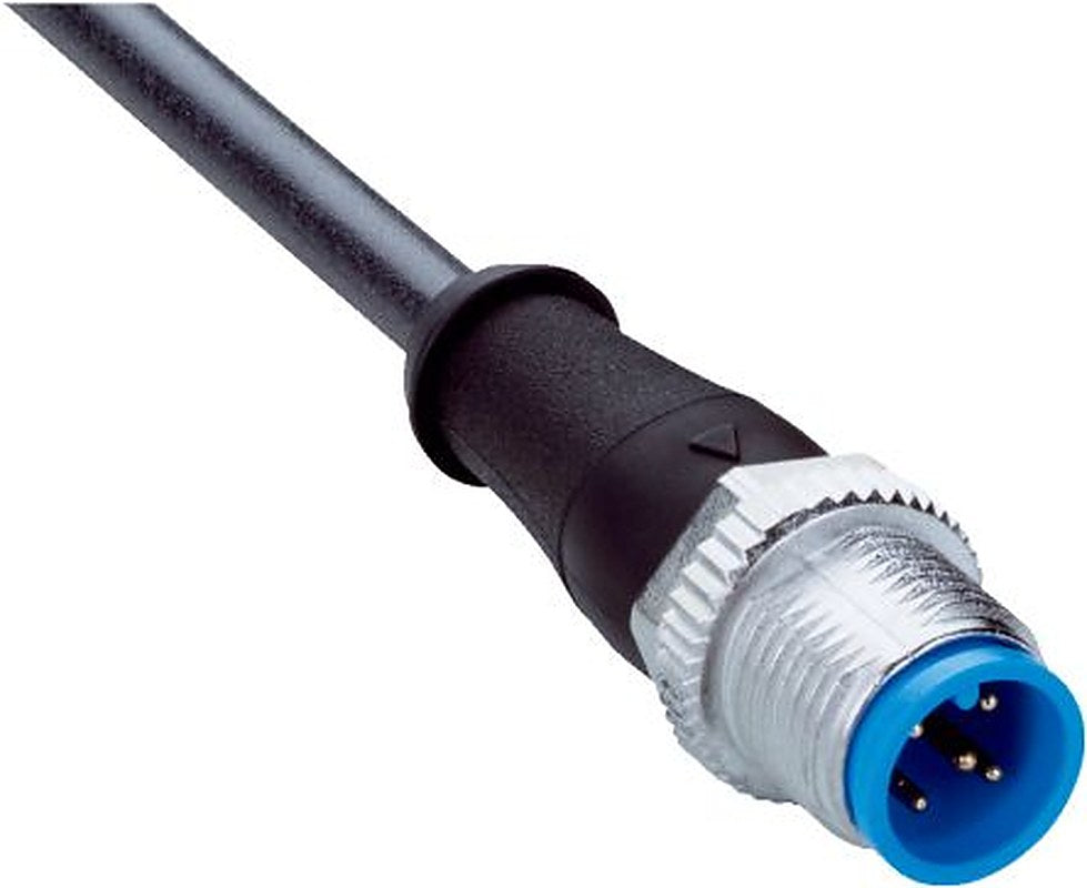 SICK Male 5 way M12, Straight to Unterminated Straight Connector Cable, 2 m