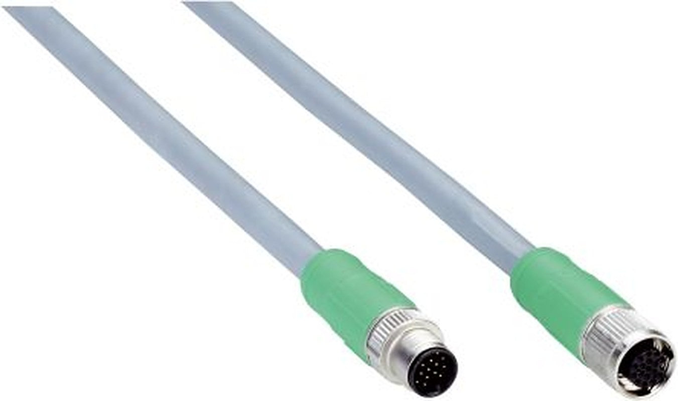 SICK YM2A8D Connector Cable, 17 Cores, Screened, 2 m